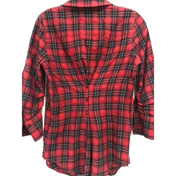 Elizabeth and James Plaid Button-Down Shirt - Picture 8 of 12